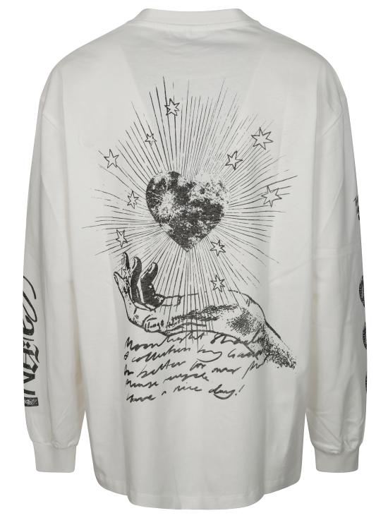 25SS 가니 긴팔 티셔츠 T4064135 EGRET DOM - GANNI