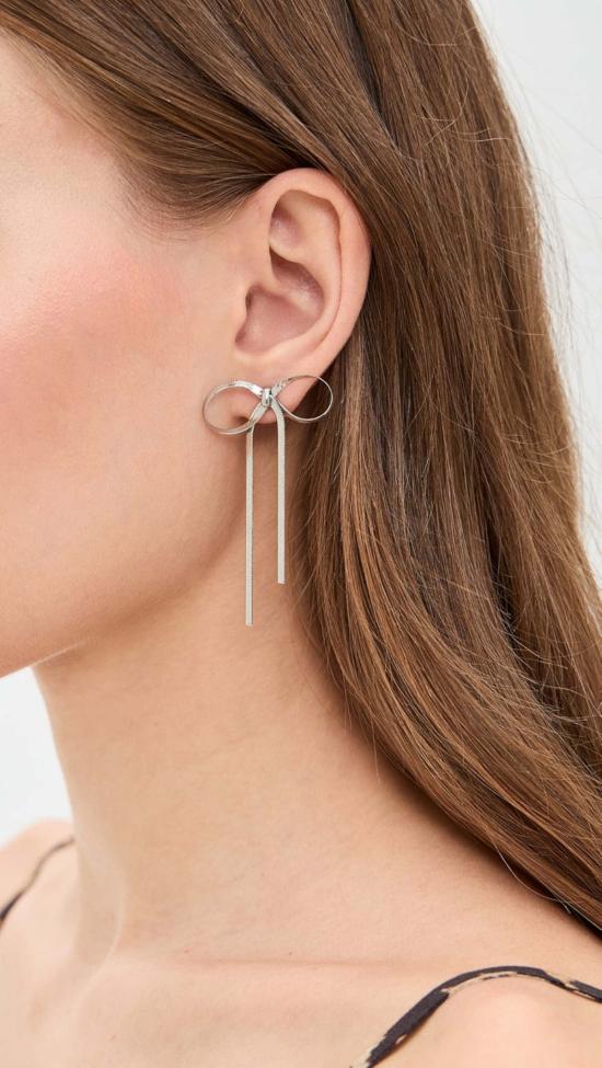  메종 이렘 이어링 Maison Irem Bow Earrings 알루미늄 도금 - MAISON IREM
