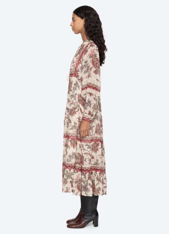  씨뉴욕 롱 원피스 Sea Ny 카산드라 L/S 드레스 멀티 - SEA NY