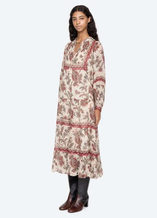  씨뉴욕 롱 원피스 Sea Ny 카산드라 L/S 드레스 멀티 - SEA NY