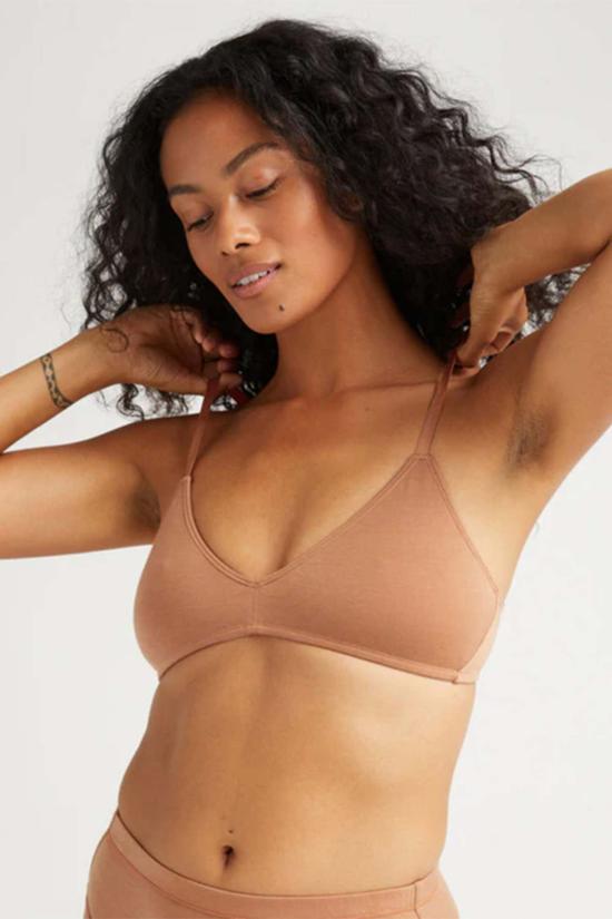  Richer Poorer 브라 스트레치 리오셀 티셔츠  모카 무스 - OTHER BRANDS