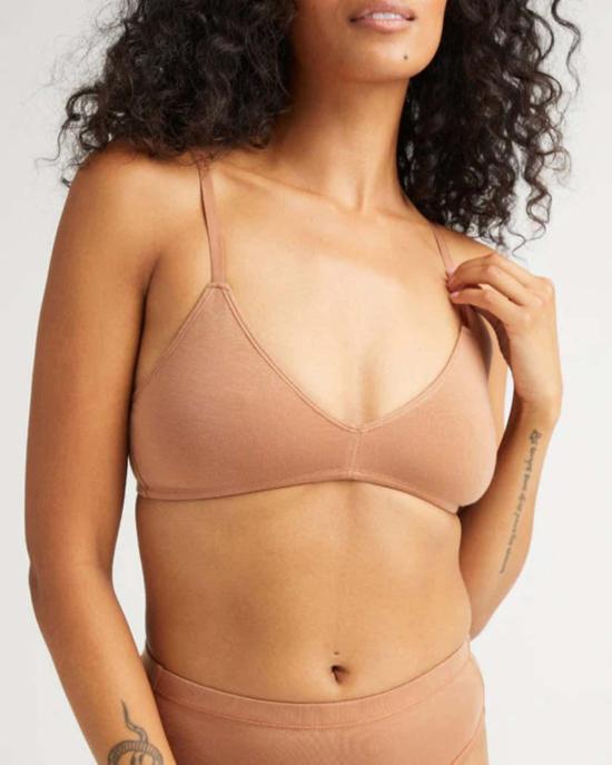  Richer Poorer 브라 스트레치 리오셀 티셔츠  모카 무스 - OTHER BRANDS