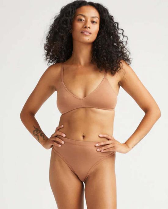  리처 푸어러 브라 Richer Poorer 스트레치 리오셀 티셔츠  모카 무스 - RICHER POORER