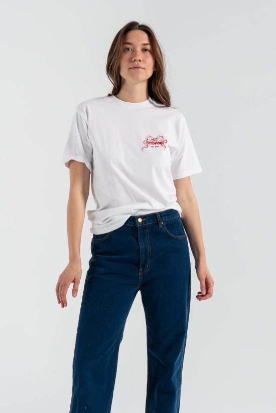  OperaSPORT 반팔 티셔츠 오페라 스포츠 에디스 유니섹스 티셔츠 화이트 - OTHER BRANDS