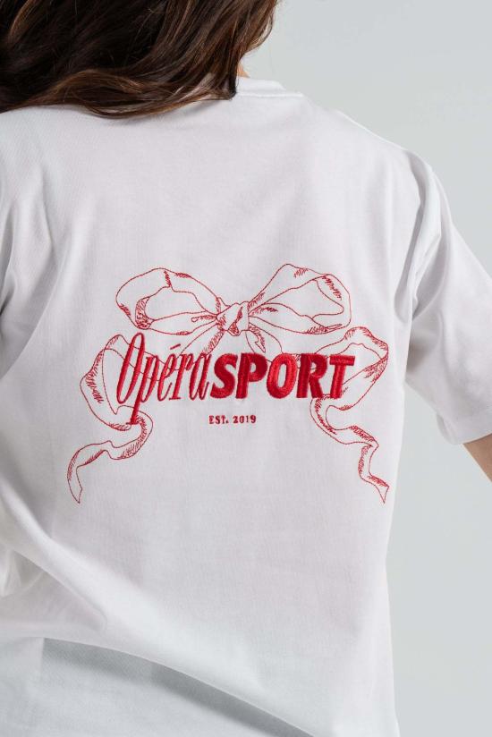 OperaSPORT 반팔 티셔츠 오페라 스포츠 에디스 유니섹스 티셔츠 화이트 - OTHER BRANDS