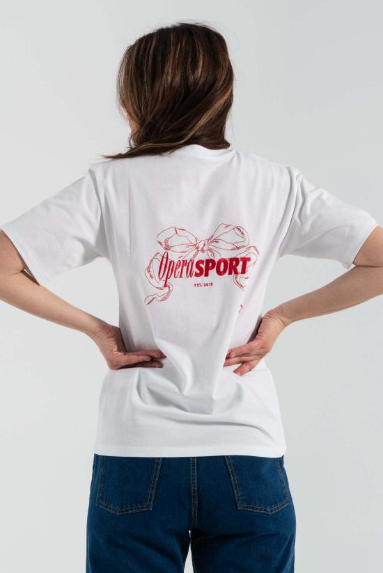  OperaSPORT 반팔 티셔츠 오페라 스포츠 에디스 유니섹스 티셔츠 화이트 - OTHER BRANDS