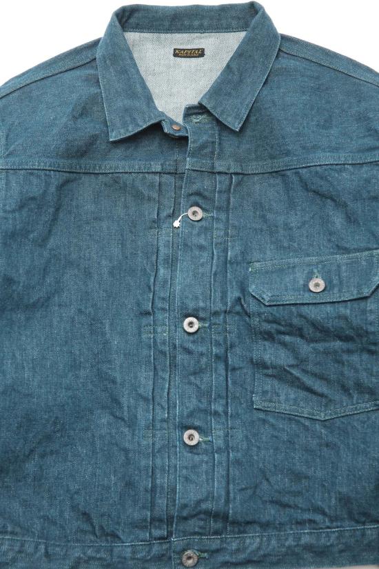  캐피탈 데님 자켓 Kapital No.4 Plant Dyed Denim 1st 재킷 - KAPITAL