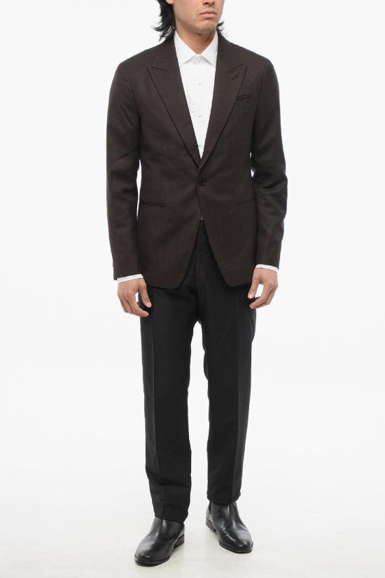  올세인츠 수트 자켓 THORPE MJ556Z TAN BROWN Brown - ALLSAINTS