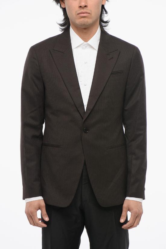  올세인츠 수트 자켓 THORPE MJ556Z TAN BROWN