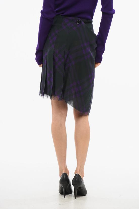  버버리 롱 스커트 8077243ROYAL Violet - BURBERRY