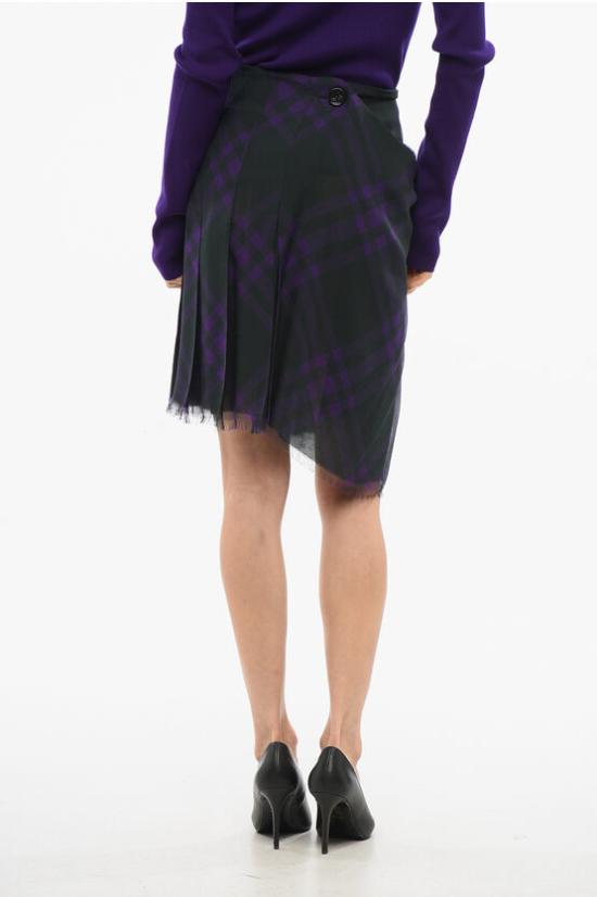  버버리 롱 스커트 8077243ROYAL Violet - BURBERRY