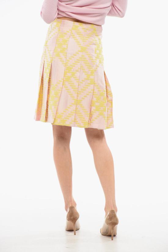  버버리 숏 스커트 8083000155134 B8685 Pink - BURBERRY