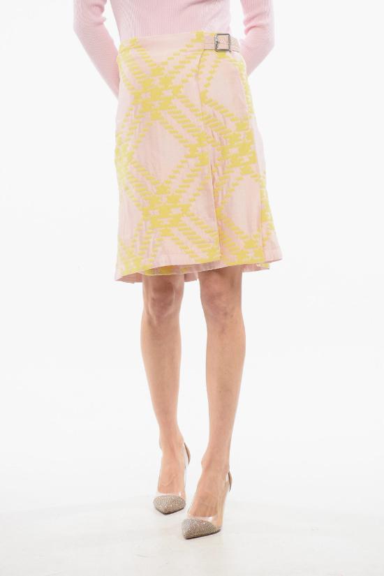  버버리 숏 스커트 8083000155134 B8685 Pink