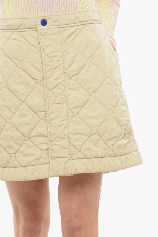  버버리 퀼티드 미니 스커트 8081126153871 B7348 Beige - BURBERRY