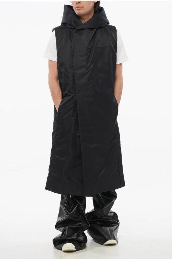  릭 오웬스 베스트 RR02C7921 BR 09 Black - RICK OWENS