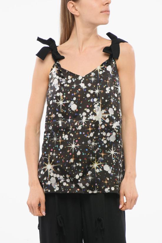  빅터앤롤프 민소매 티셔츠 TT026 23 99322 Nero Multicolor