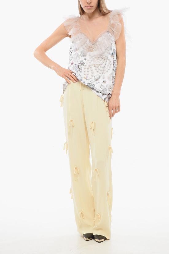  빅터앤롤프 스트레이트 팬츠 TB014 63 45323 White - VIKTOR & ROLF