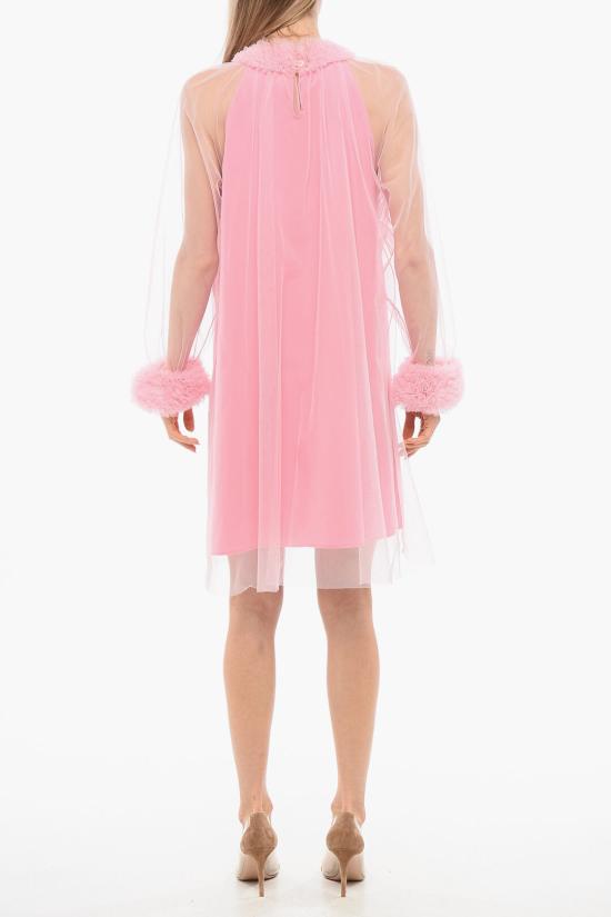  빅터앤롤프 미디 원피스 TD048 22 14123 Pink - VIKTOR & ROLF