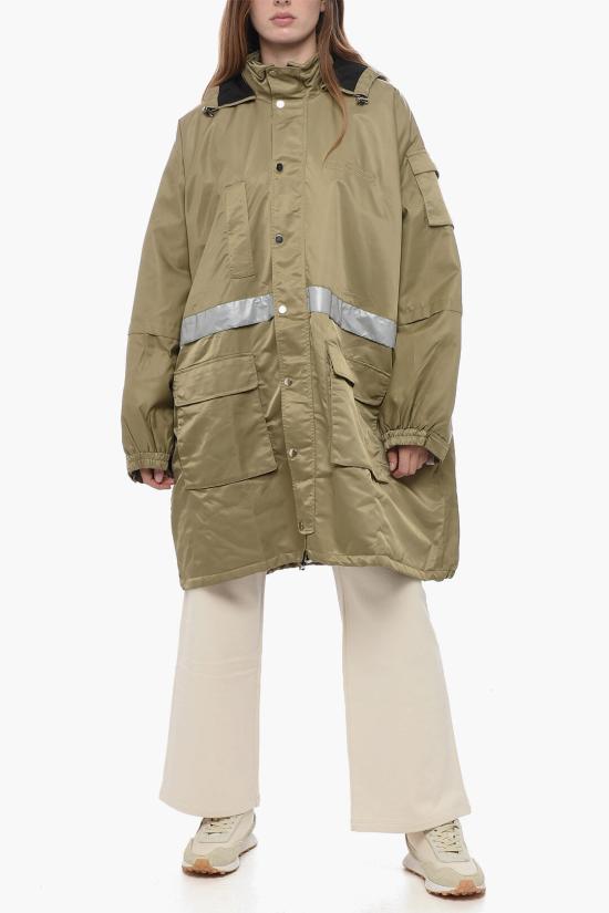  록 자켓 R8CA238 NL 41MELTEDCHOCOLATE Green - ROKH