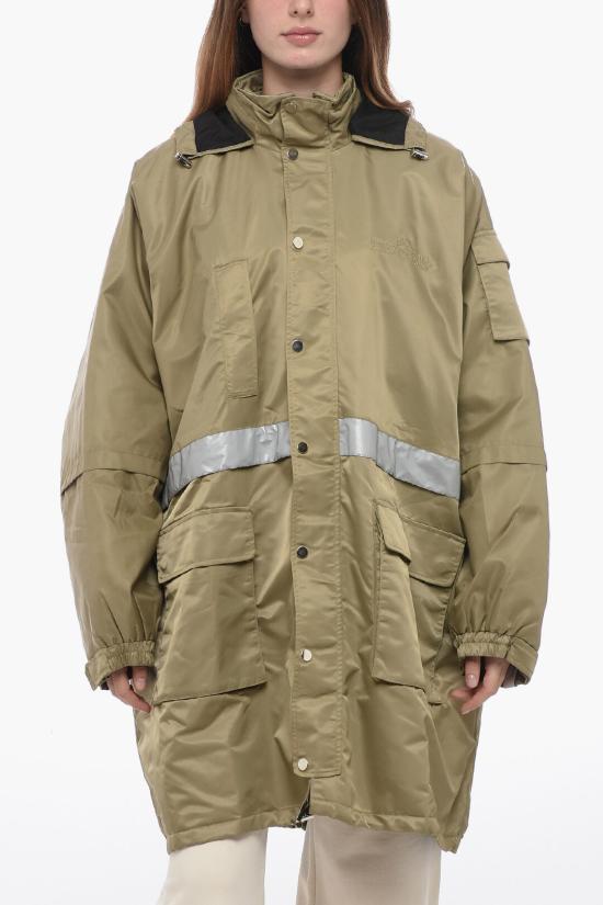  록 자켓 R8CA238 NL 41MELTEDCHOCOLATE Green