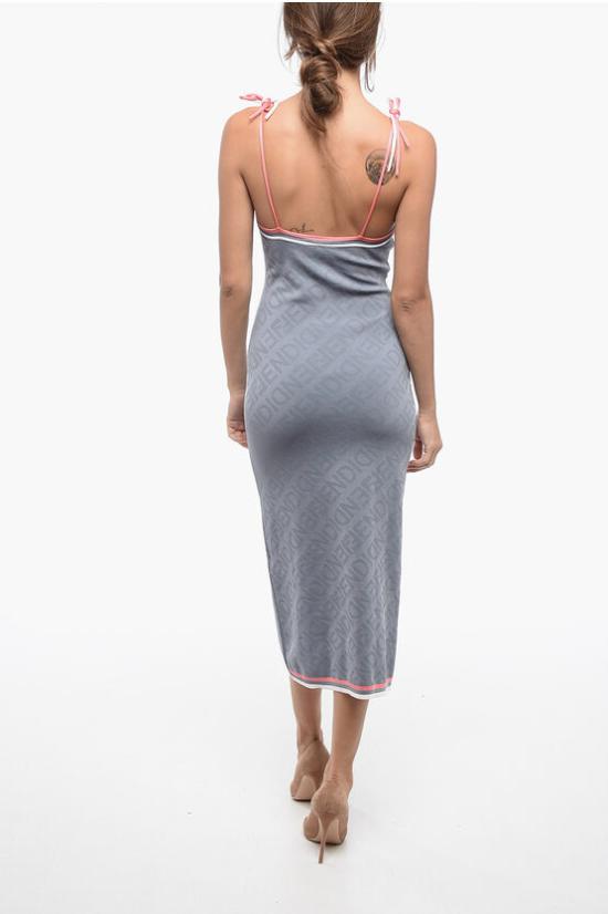  펜디 원피스 FZDB45 ANZE F1KE5 Light blue - FENDI