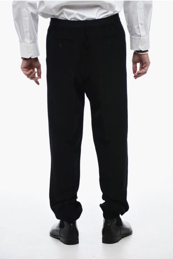  알렉산더 맥퀸 스트레이트 팬츠 745802 QVP28 1000 Black - ALEXANDER MCQUEEN