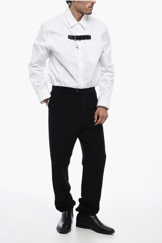  알렉산더 맥퀸 스트레이트 팬츠 745802 QVP28 1000 Black - ALEXANDER MCQUEEN