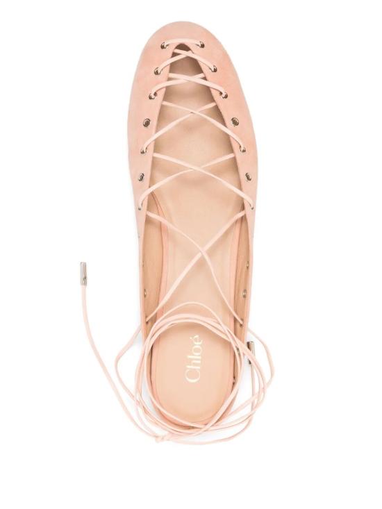 25SS 끌로에 플랫 슈즈 CHC25U10BRA 6J6 PEACHY PINK - CHLOE