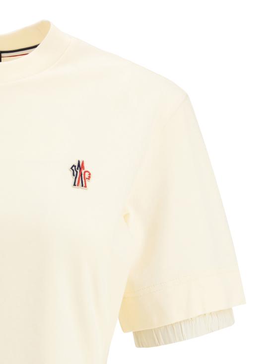 25SS 몽클레어 반팔 티셔츠 K10988C0000189AW1 04A CREAM - MONCLER