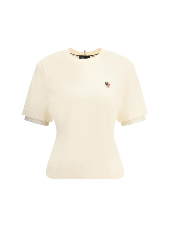 25SS 몽클레어 반팔 티셔츠 K10988C0000189AW1 04A CREAM