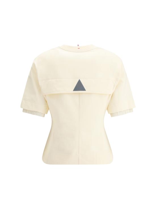 25SS 몽클레어 반팔 티셔츠 K10988C0000189AW1 04A CREAM - MONCLER