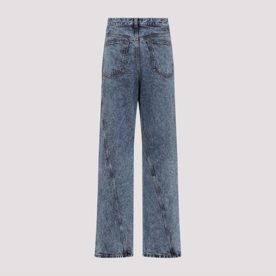 25SS 알라이아 데님 팬츠 AA9P1161T535A 524 BLEU NEIGE BLUE - ALAIA