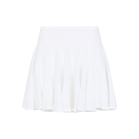 25SS 알라이아 스커트 AA9J2306K053A 000 BLANC WHITE