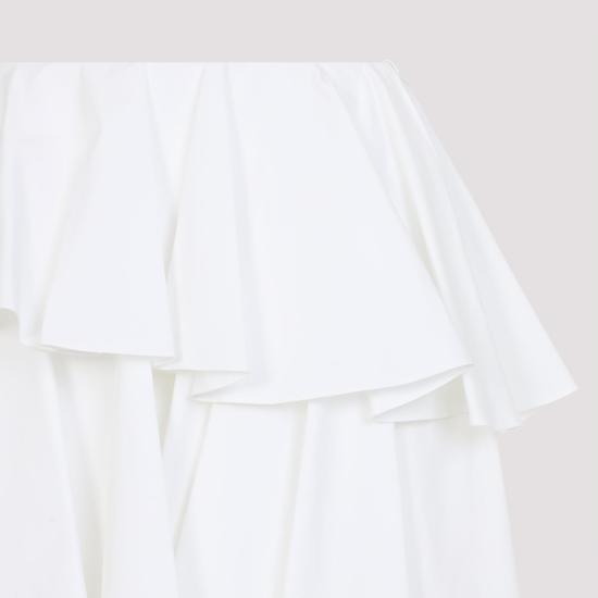 25SS 알라이아 스커트 AA9J2313T611A 000 BLANC WHITE - ALAIA