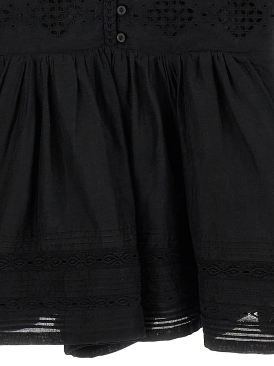 25SS 이자벨마랑에뚜왈 숏 원피스 CB0065FAC1J15E01BK Black - ISABEL MARANT ETOILE