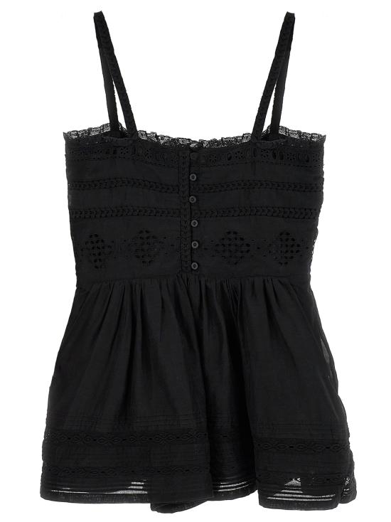 25SS 이자벨마랑에뚜왈 숏 원피스 CB0065FAC1J15E01BK Black