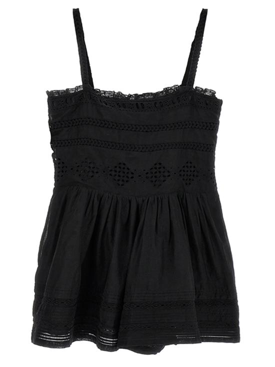 25SS 이자벨마랑에뚜왈 숏 원피스 CB0065FAC1J15E01BK Black - ISABEL MARANT ETOILE