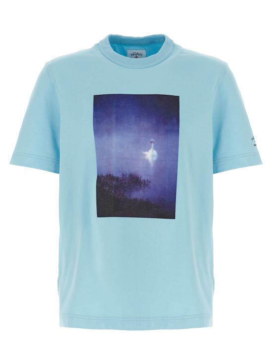 25SS 바버 반팔 티셔츠 MTS1448BL12 Light Blue