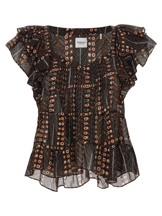 25SS 이자벨마랑에뚜왈 탑 HT0033FBC1J19E02FK Black