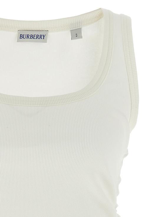 25FW 버버리 민소매 티셔츠 8109197CHALK White - BURBERRY