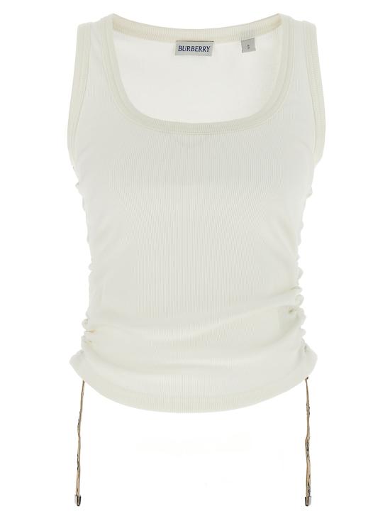 25FW 버버리 민소매 티셔츠 8109197CHALK White