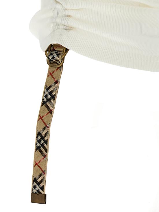 25FW 버버리 민소매 티셔츠 8109197CHALK White - BURBERRY