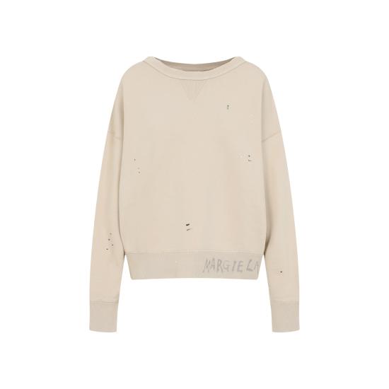 25SS 마르지엘라 긴팔 티셔츠 S50GU0237 M25019 112 BEIGE - MAISON MARGIELA