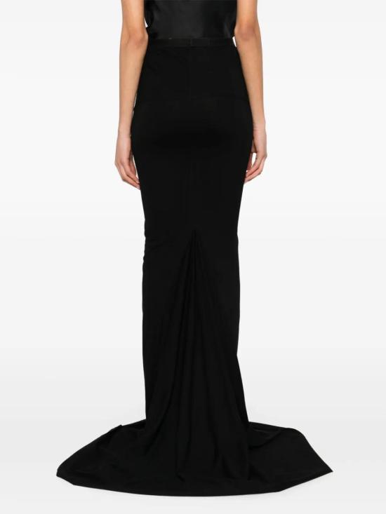 25SS 릭 오웬스 롱 스커트 RO01E7378JA 09 BLACK - RICK OWENS