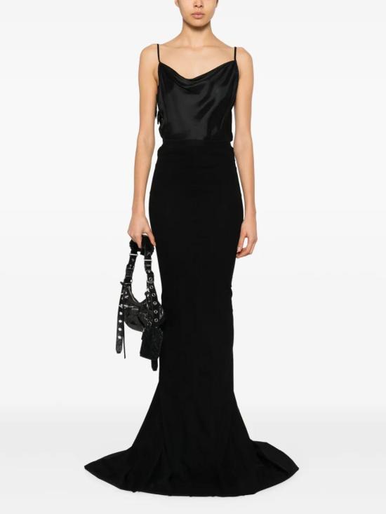 25SS 릭 오웬스 롱 스커트 RO01E7378JA 09 BLACK - RICK OWENS