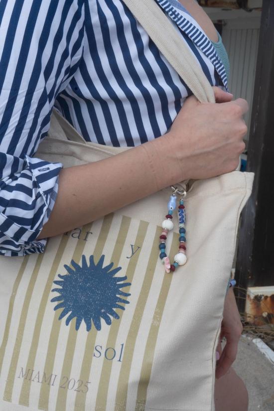  By Lilla 키링 Lilla Bag Charm 키체인 Ocean - OTHER BRANDS