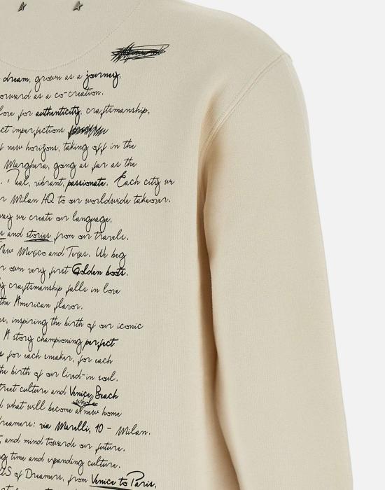 25SS 골든구스 스웨터 GWP01223P00189411421 White - GOLDEN GOOSE