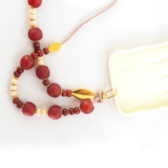  By Lilla 핸드폰 액세사리 Lilla Rosso 폰 코드 크로스바디