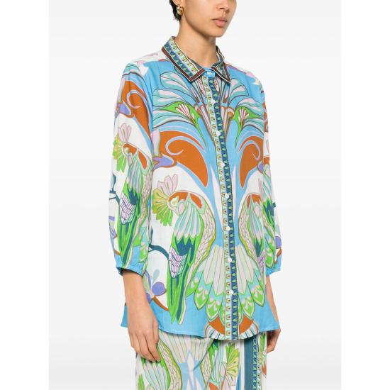 25SS Lug Von Siga 셔츠 LVSS2025208 FRANZIE BLUE BLUE GREEN - OTHER BRANDS