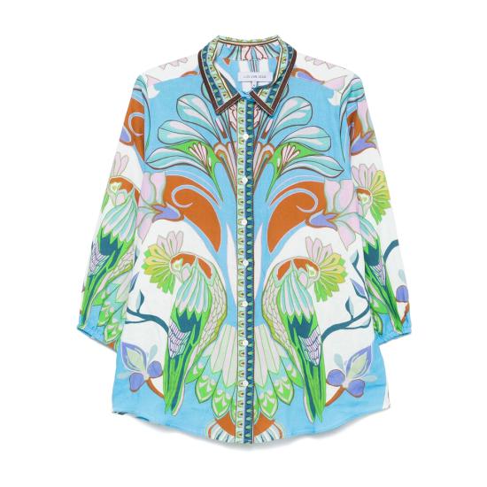 25SS Lug Von Siga 셔츠 LVSS2025208 FRANZIE BLUE BLUE GREEN